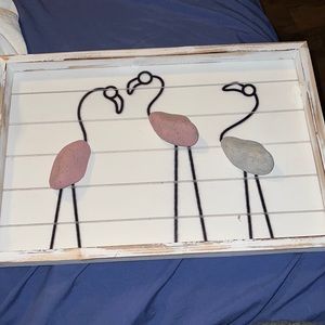 Flamingo wall art